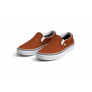 Vans Unisex Classic Slip-On Embossed Suede “Awesome Sequoia” Women’s 8/Men’s 6.5